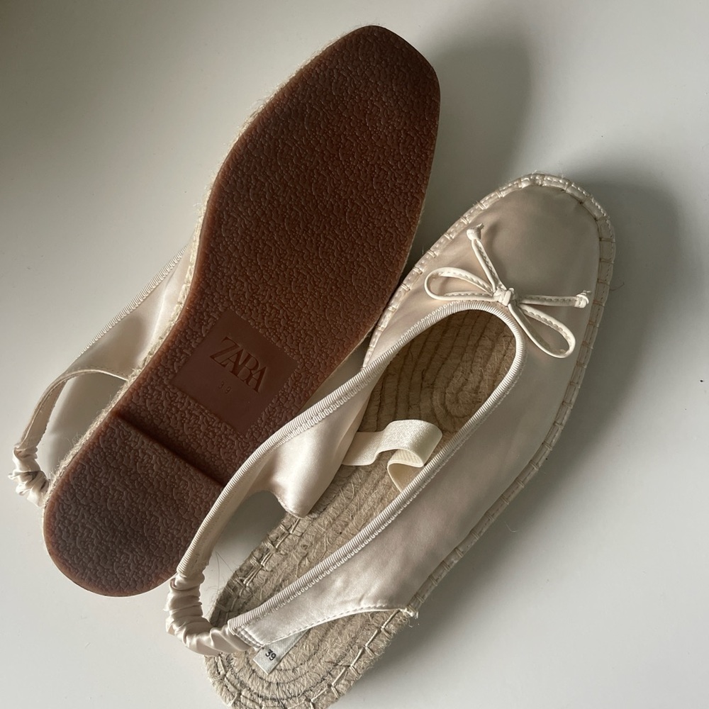Zara Bow Espadrilles flats - Picture 2 of 2